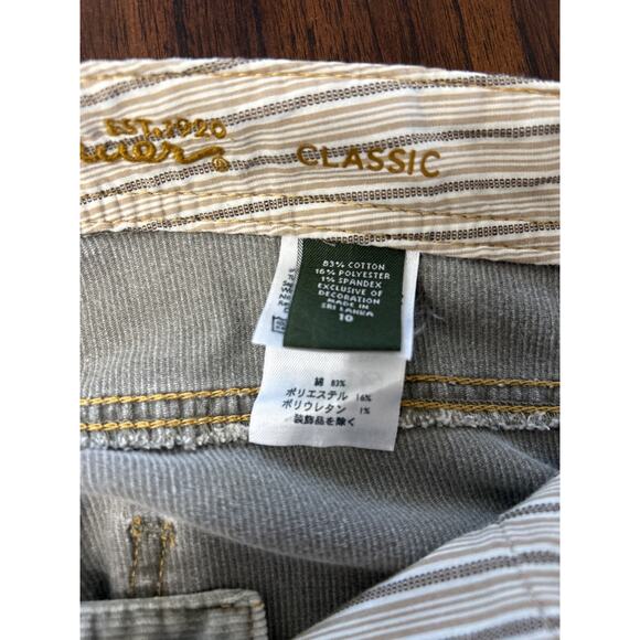 Eddie Bauer Womens Gray Cotton blend Corduroy Chino Pants Size 10 - Picture 7 of 9